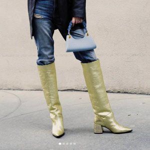 Long Golden Boots